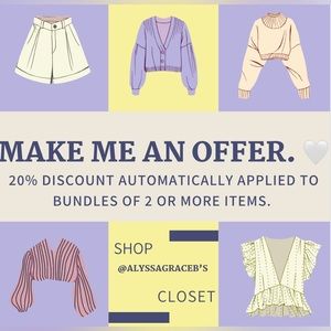 MAKE ME AN OFFER 🤍